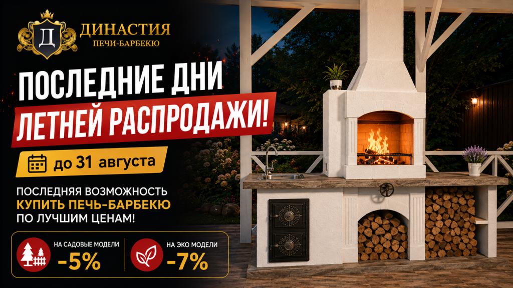 распродажа печей-барбекю